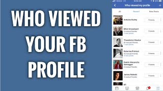 How To See Who Viewed Your Facebook Profile The Most [WORKING 2022] -  YouTube