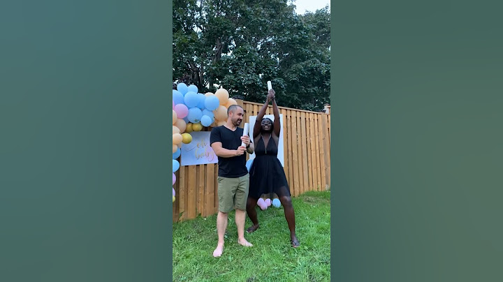 A Couple Gets Two Different Colors during a Gender Reveal
