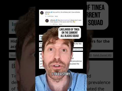 Likelihood of Tinea on the current All Blacks squad