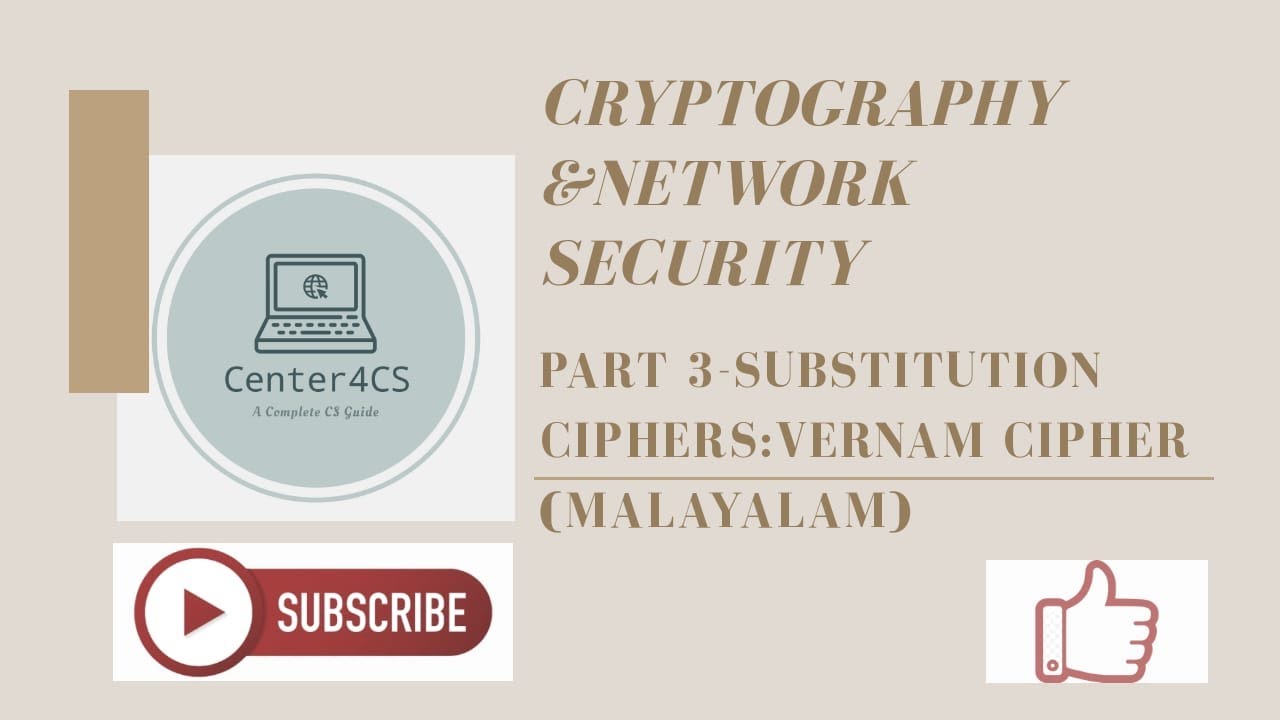 Part 6 : Substitution Ciphers - Vernam Cipher - YouTube