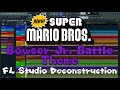New Super Mario Bros Bowser Jr. Battle Theme FL Studio Deconstruction.