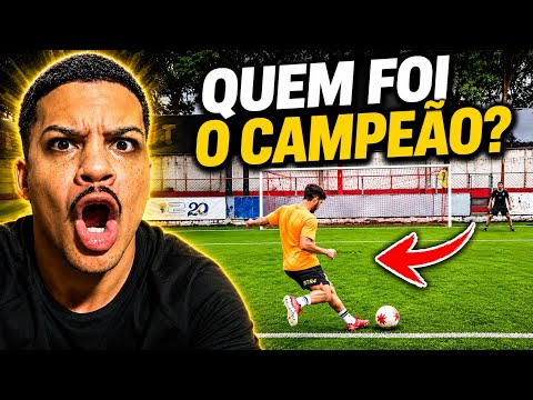 DESAFIO DOS 100 PONTOS NO FUTEBOL! (QUEM GANHOU?)
