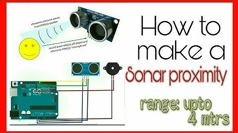 How to make a simple long range sonar proximity.