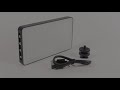 Tutorial for the vivitar portable led light panel fors or photography