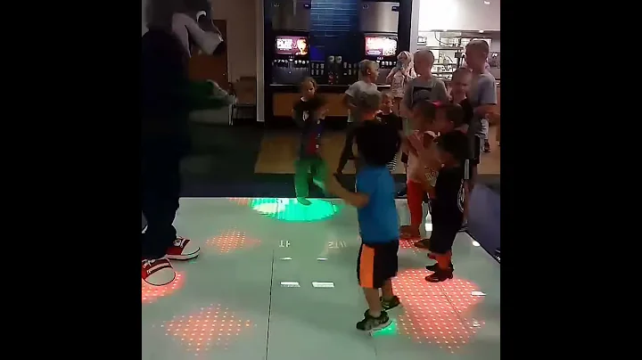 Donovan dancing in Spiderman shirt