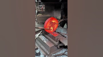 Inside the factory Forging Bearings in Factory – How Steel Becomes Strength #process #forging #iron