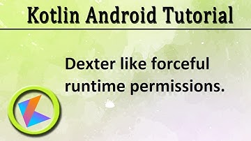 #74 Kotlin Android Tutorial | Allow runtime permission from user.