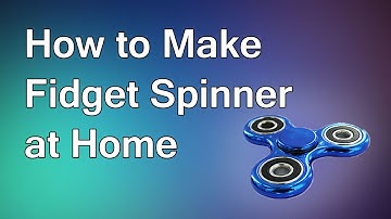 How To Make Fidget Spinner With Cardboard - Fidget Spinner DIY Easy