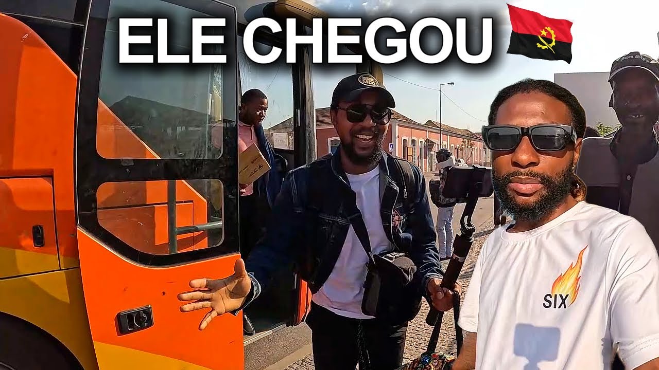 DE LUANDA a LUBANGO! ✈️ Ele Veio Conhecer a MINHA COMUNIDADE! 🇦🇴 (Choque de Realidade?)