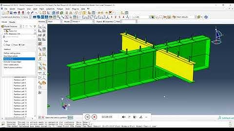 Abaqus - Composite Extended End-Plate Connections - Partition - Part 2