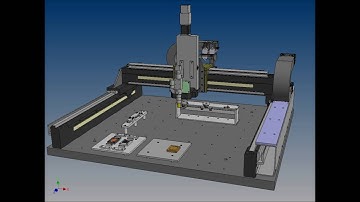 ATLAS Pixel Module Assembly using a gantry positioning system