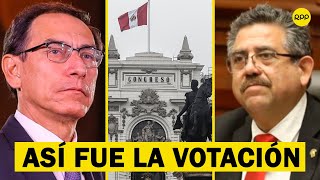 Perú: Así fue el debate y la votación del Congreso para aprobar la vacancia contra Martín Vizcarra