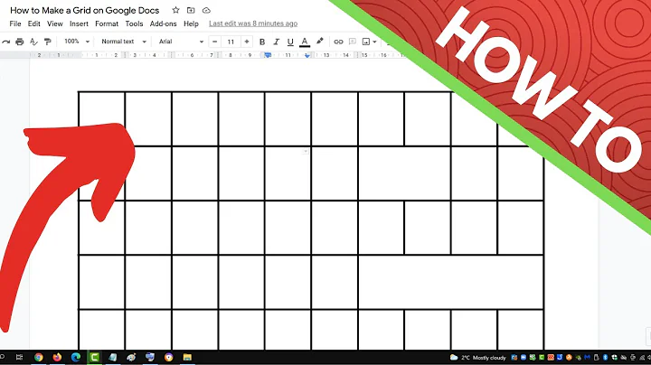 How to Make a Grid on Google Docs