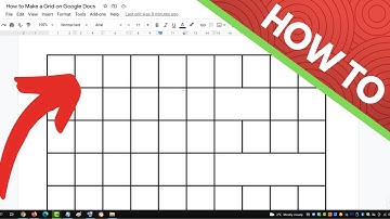 How to Make a Grid on Google Docs