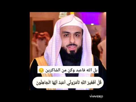 قل أفغير الله تأمروني أعبد أيها الجاهلون قرآن خالد الجليل سورة الزمر Shorts