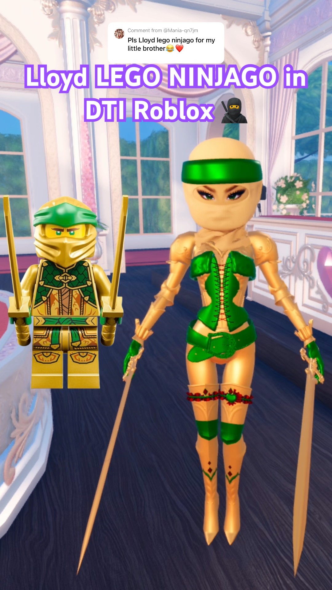 I Recreated LEGO Ninjago S Lloyd In Roblox DTI Dti Oardefault 