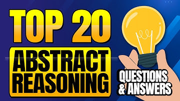 Top 20 ABSTRACT REASONING TEST Questions and Answers with Solutions