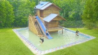 From Foundation to Finish: 150 Days Building an  Amazing Mud Villa &amp; Swimming Pool [Full]