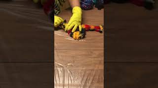 Paw print tie dye