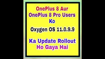 OnePlus 8 and OnePlus 8 Pro gets OxygenOS 11.0.9.9 Update #Shorts