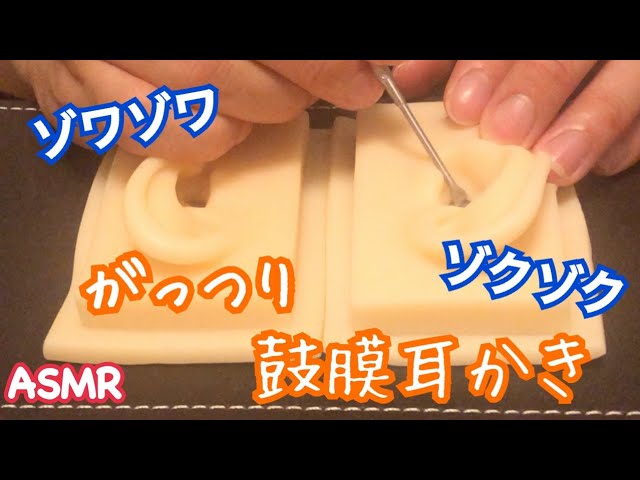 【ASMR】がっつり鼓膜を雑な耳かきでゾクゾクゾワゾワさせる音圧強めの耳掃除音（竹耳かき+ステンレス） 睡眠導入【音フェチ】Ear Cleaning earpick 고막을 울리는 귀이개