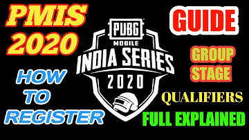 PMIS 2020 REGISTRATION | HOW TO REGISTER IN PMIS | GUIDE | QUALIFIERS | GROUP STAGES