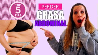 5 PASOS para PERDER GRASA ABDOMINAL | MUJERES a partir de 40 -50-60 AÑOS