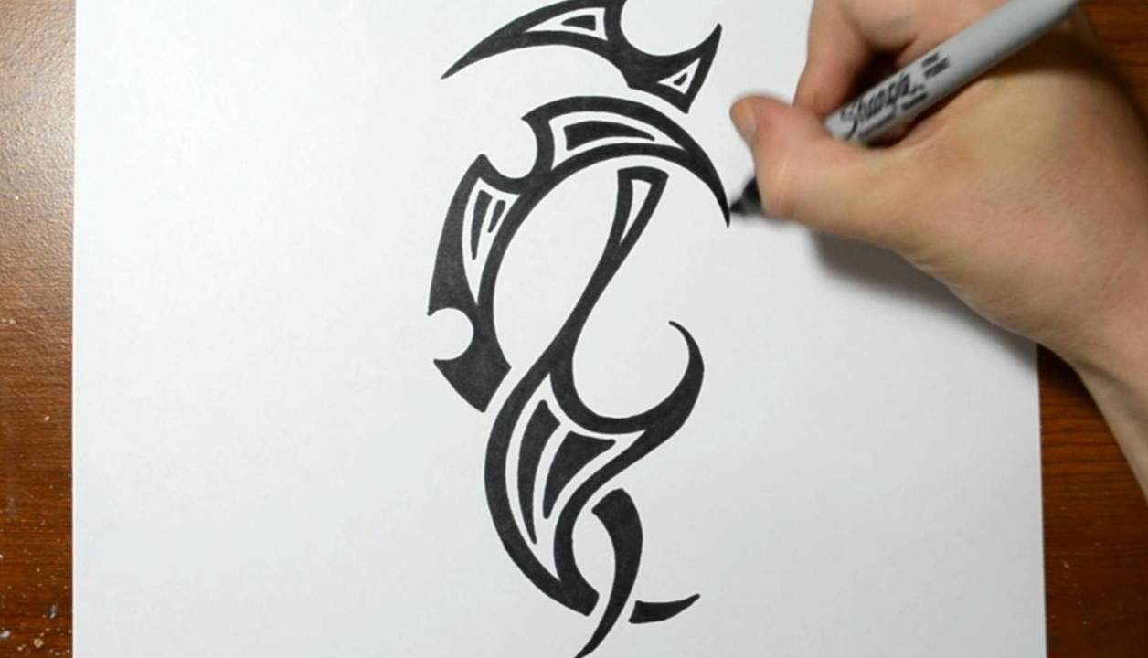 easy to draw tattoo designs for kids