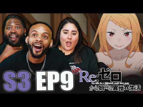Its Here To Save The Anime Season ☺️☺️  Re Zero Reaction Season 3 Episode 9 Reaction