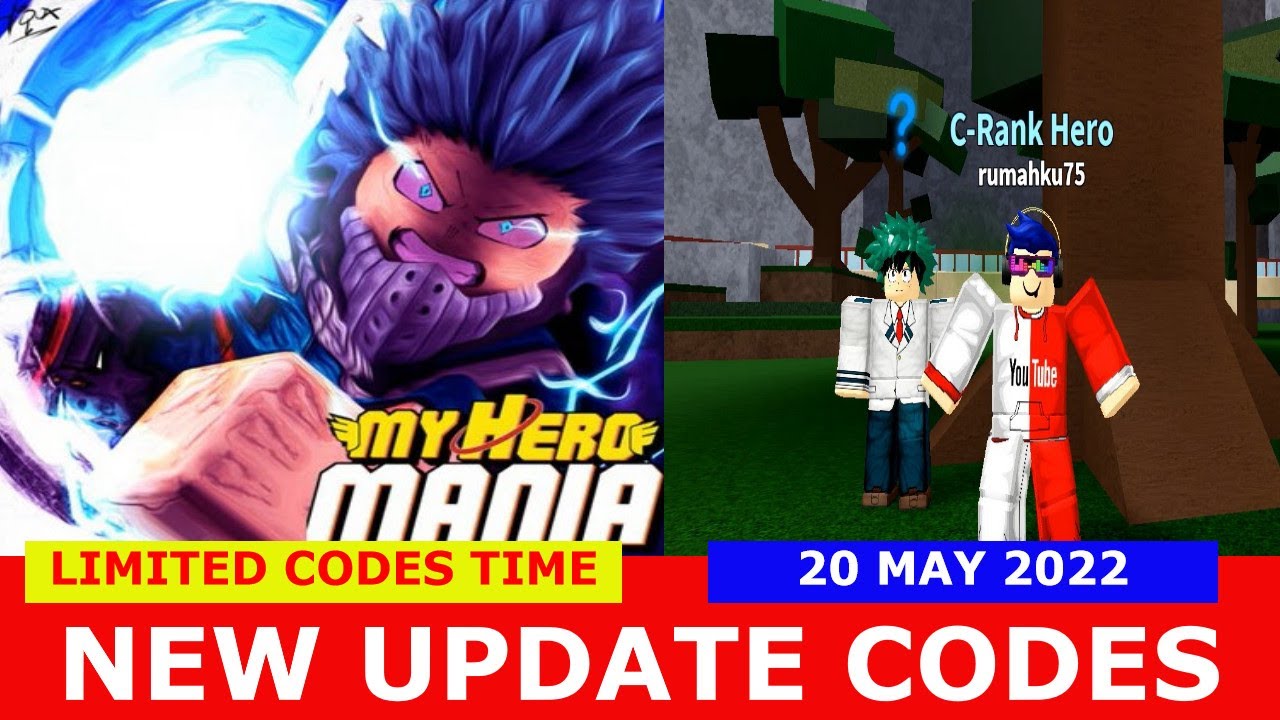 NEW UPDATE CODES [CODE] ALL CODES! My Hero Mania ROBLOX, LIMITED CODES  TIME