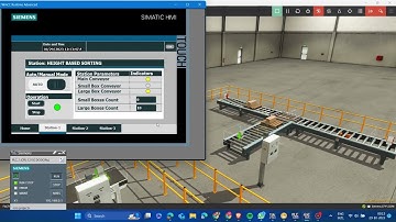 Object Sorting Station with HMI | Factory IO | SIEMENS TIA PORTAL | PLC