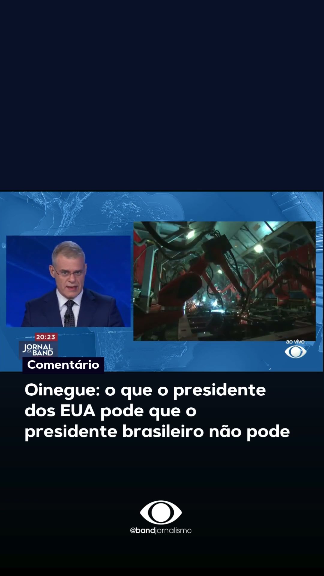 Oinegue: o que o presidente dos EUA pode que o presidente brasileiro não pode #shorts