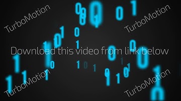 Binary code background animation