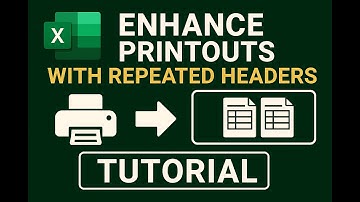 Enhance Excel Printouts with Repeated Headers | Excel Tips & Study Guide for Perfect Printing