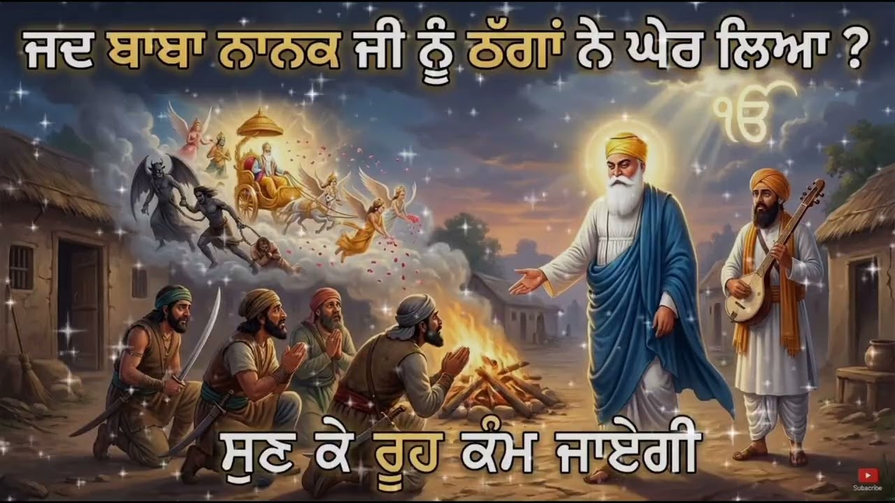 ਜਦ ਬਾਬਾ ਨਾਨਕ ਜੀ ਨੂੰ ਠੱਗਾਂ ਨੇ ਘੇਰ ਲਿਆ? 