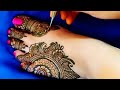 Beautiful feet mehndi design 2021 | Latest feet mehndi design | Leg mehndi design bridal