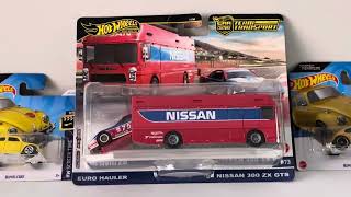 TEAM TRANSPORT 2024 EURO HAULER 94 NISSAN 300 ZX GTS Hotwheels Car