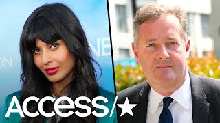 Jameela Jamil Fires Back At Piers Morgan Over Criticism Of Meghan Markle's British Vogue Issue