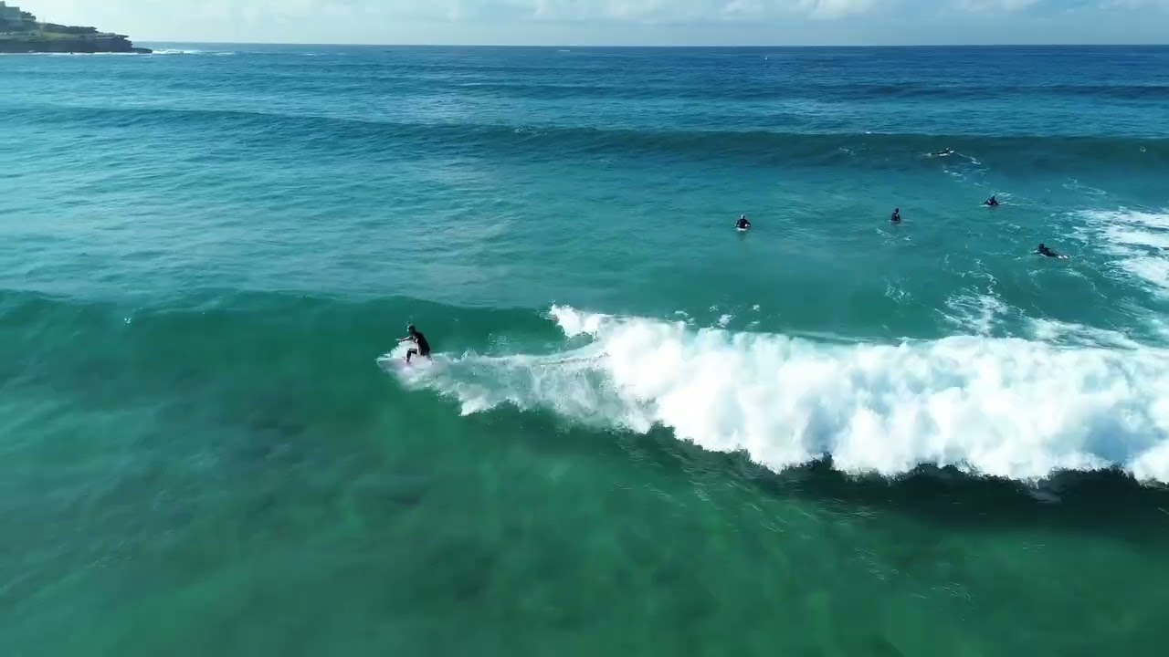 Bondi Beach Waves 4K | Cinematic Ocean Ambience for Deep Relaxation