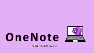 Onenote Papierformat Ändern