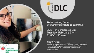 Making Butter for Canadas Ag Day
