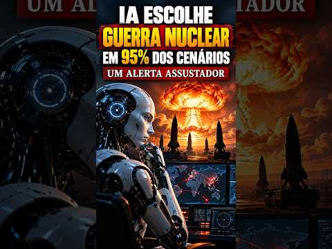IA Escolhe Guerra Nuclear em 95% dos Cenários: Um Alerta Assustador #inteligenciaartificial
