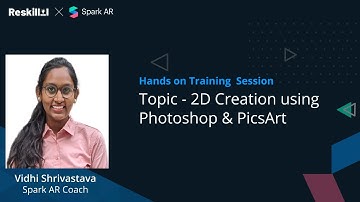 Spark AR | 2D Creation using Photoshop & PicsArt | Vidhi Shrivastava