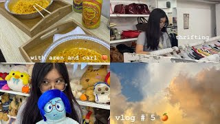 video archives # 5 ☁️ : thrifting, convenient store 🍑 , other life ganaps🧡🍊