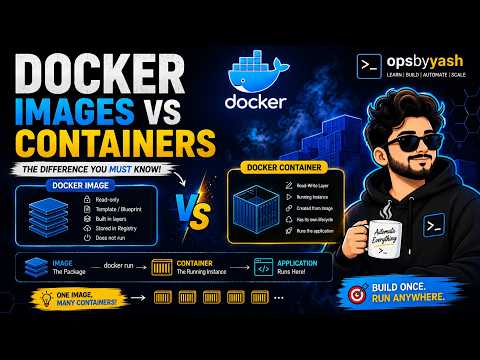 Docker Images vs Containers Explained in 4 Minutes