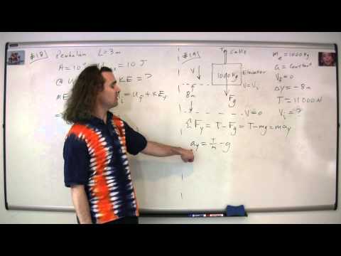 #19 Mechanics Multiple Choice Solutions - AP Physics C 1998 Released Exam
