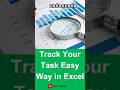 Track your task easy way in excel#excel #exceltips #shortsvideo #shorts #vlookup #spreadsheets
