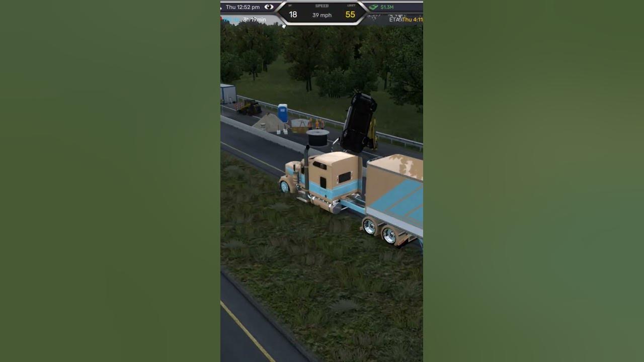 When you lose your brakes in traffic #ats #americantrucksimulator #shorts #shortsviral