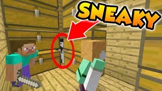 THE MURDERER DIDN'T KNOW I WAS WATCHING HIM! (Minecraft Murder Mystery)