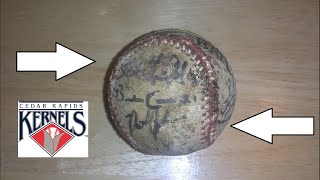 Signed Baseball - Late 1990s Kernels (Cedar Rapids, IA)